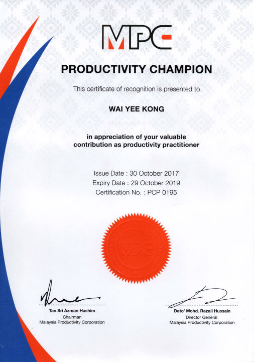 MPC Productivity Champion 2017