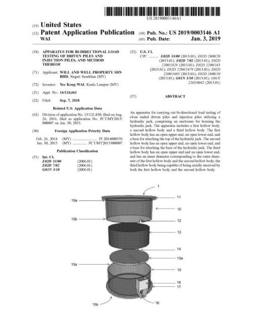 US Patent - Close Ended